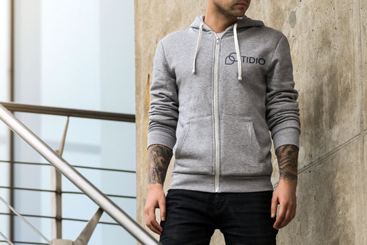 Grey Men Tidio Hoodie